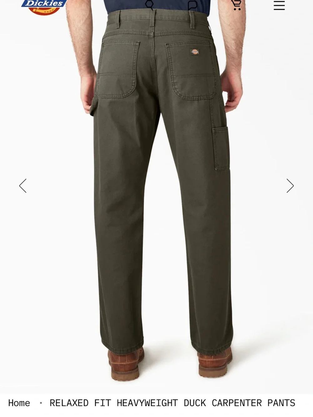 Dickies Men's Carpenter Grey Work Jeans